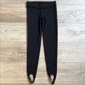 White + Warren Black Wool Knit Stirrup Leggings Revolve Shopbop